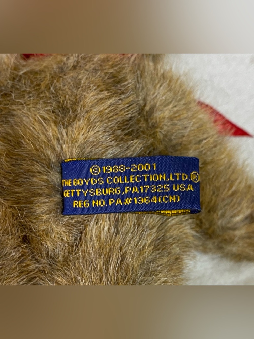 Chester B. Bearsworth Jointed 6.5” Boyds Bear Archive Collection Vintage 5725305 - Picture 7 of 13
